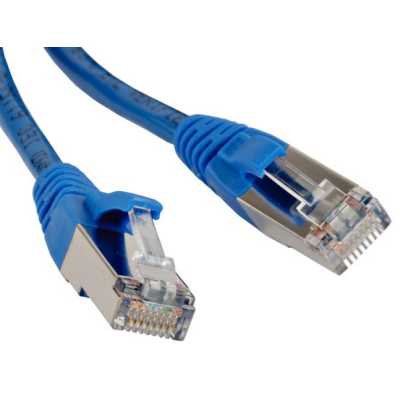 Патч-корд Hyperline PC-LPM-STP-RJ45-RJ45-C6-2M-LSZH-BL