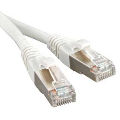 Патч-корд Hyperline PC-LPM-STP-RJ45-RJ45-C6-3M-LSZH-WH