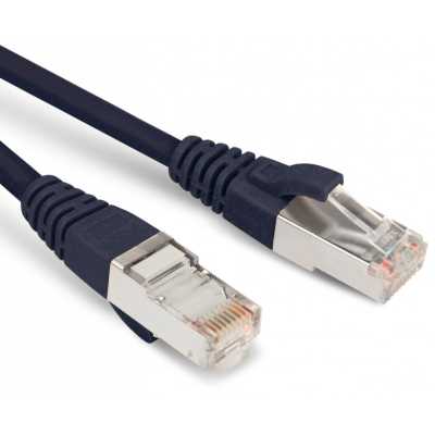 Патч-корд Hyperline PC-LPM-STP-RJ45-RJ45-C6-5M-LSZH-BK