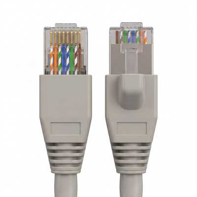 Патч-корд Hyperline PC-LPM-STP-RJ45-RJ45-C6a-2M-LSZH-GY