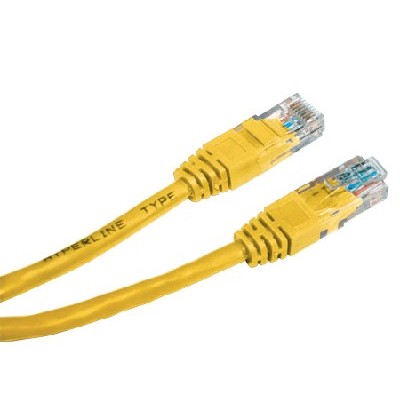 Hyperline PC-LPM-UTP-RJ45-RJ45-C5e-1.5M-YL