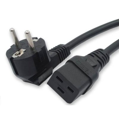 кабель питания Hyperline PWC-IEC19-SHM-1.8-BK