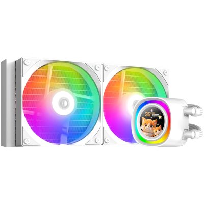 кулер ID-Cooling FX240 LCD White