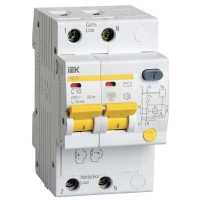 Дифференциальный автоматический выключатель IEK АД12 2Р 10А 30мА MAD10-2-010-C-030