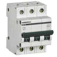 Автоматический выключатель IEK ВА47-29 3Р 16А 4,5кА С Generica MVA25-3-016-C