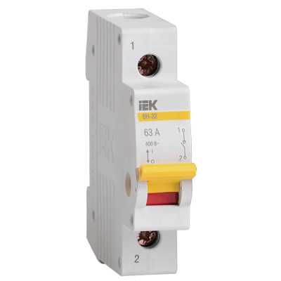 автоматический выключатель IEK ВН-32 1P 63А MNV10-1-063