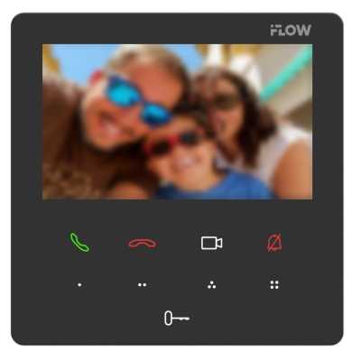 видеодомофон iFLOW F-VI-3321IPWE1/Black