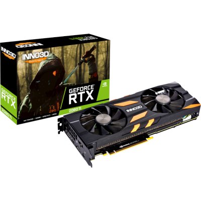 видеокарта Inno3D nVidia GeForce RTX 2080 Ti 11Gb N208T2-11D6-1150633
