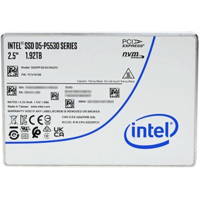 SSD диск Intel D5-P5530 1.92Tb SSDPF2KX019XZN1