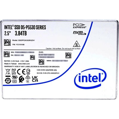 SSD диск Intel D5-P5530 3.84Tb SSDPF2KX038XZN1