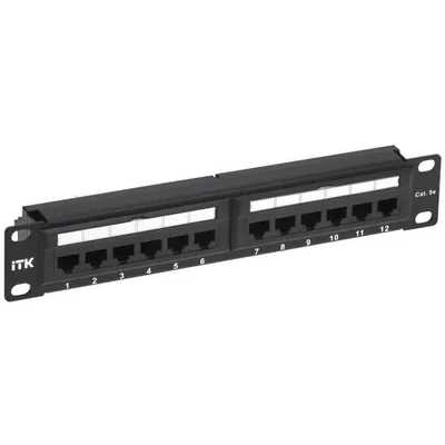 Патч-панель ITK PP12-1UC5EU-D05-10