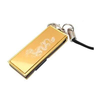 флешка Jet.A 2GB USB Flash Drive Dragon Gold