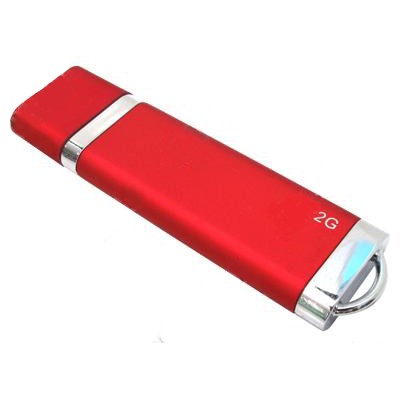 флешка Jet.A 2GB USB Flash Drive Keeper Red