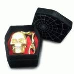 Флешка Jet.A 4GB USB Flash Drive Skull Gold