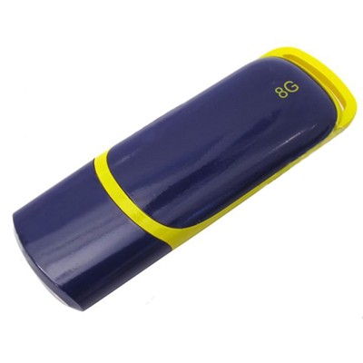 флешка Jet.A 8GB USB Flash Drive Pingvi blue-yellow