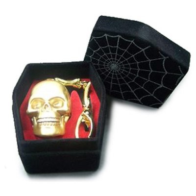 флешка Jet.A 8GB USB Flash Drive Skull Gold