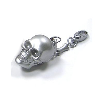 флешка Jet.A 8GB USB Flash Drive Skull Silver