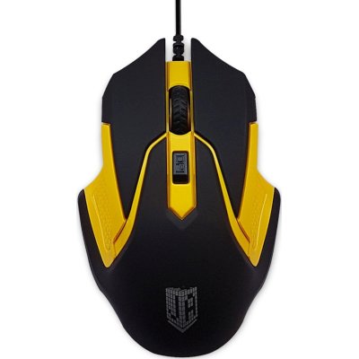 мышь Jet.A OM-U57 Black-Yellow