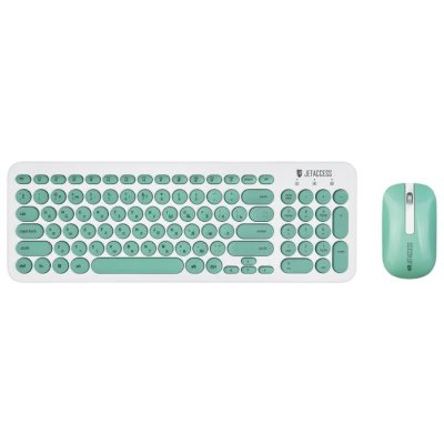 клавиатура Jet.A SlimLine KM30W White-Turquoise