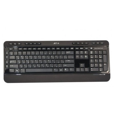 клавиатура Jet.A SlimLine KM5 W Black