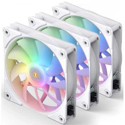 кулер Jonsbo ZF-120 White 3 pack