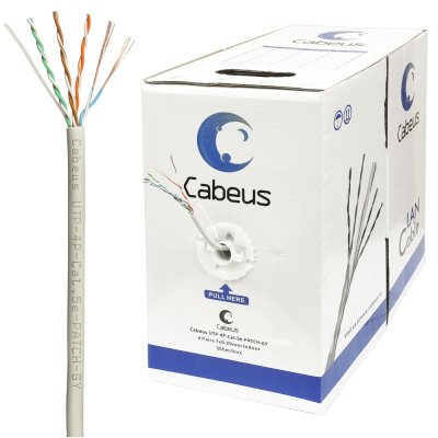 витая пара Cabeus UTP-4P-Cat.5e-PATCH-GY