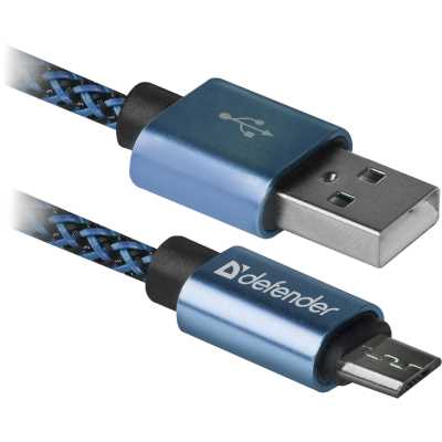 кабель Defender USB08-03T Pro Blue 87805