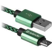 Кабель Defender USB08-03T Pro Green 87804