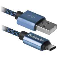Кабель Defender USB09-03T Pro Blue 87817