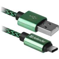 Кабель Defender USB09-03T Pro Green 87816