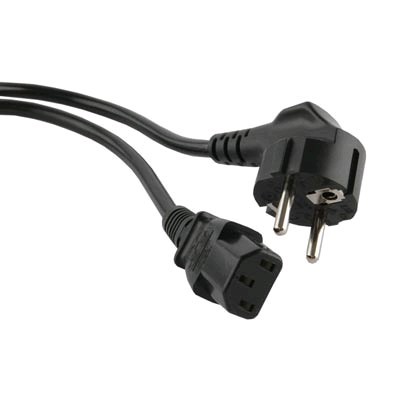 кабель питания Hyperline PWC-IEC13-SHM-1.0-BK