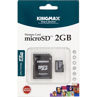 карта памяти Kingmax 2GB KM02GMCSD1A