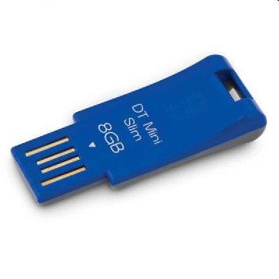 флешка Kingston 16GB Pen Drives USB MiniSlim DTMSB-16GB