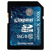 Карта памяти Kingston 16GB SD10G2-16GB
