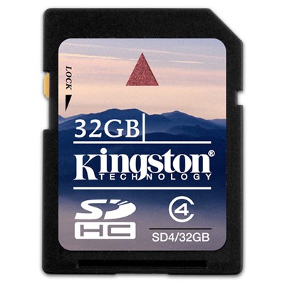 карта памяти Kingston 32GB SD4-32GB