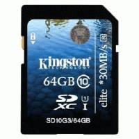 Карта памяти Kingston 64GB SD10G3-64GB