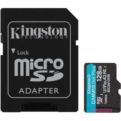 Карта памяти Kingston Canvas Go! Plus 128GB SDCG4/128GB