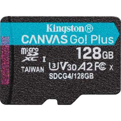 Карта памяти Kingston Canvas Go! Plus 128GB SDCG4/128GBSP