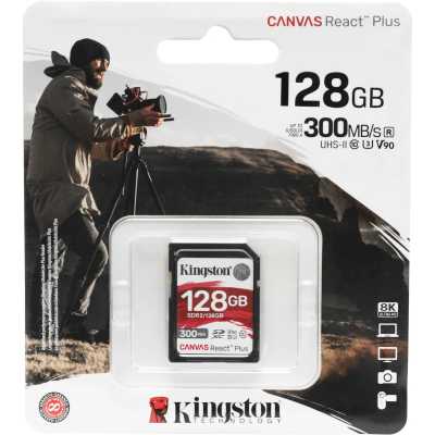 карта памяти Kingston Canvas React Plus 128GB SDR2/128GB
