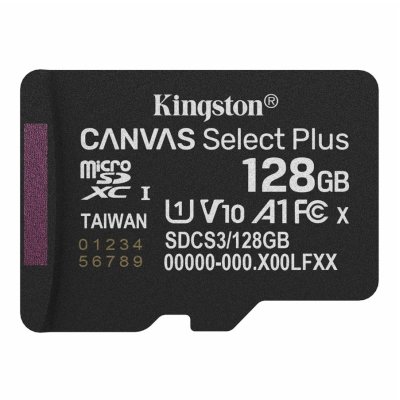карта памяти Kingston Canvas Select Plus 128GB SDCS3/128GBSP