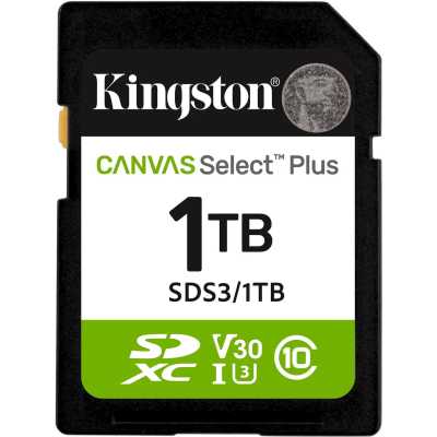 карта памяти Kingston Canvas Select Plus 1TB SDS3/1TB