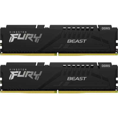 оперативная память Kingston Fury Beast Black KF556C36BBEK2-128