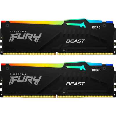 Оперативная память Kingston Fury Beast Black RGB Expo KF556C36BBEAK2-128