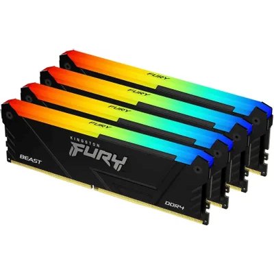 оперативная память Kingston Fury Beast RGB Black PnP KF426C16BB2AK4/64