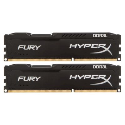 оперативная память Kingston HyperX Fury Black HX318LC11FBK2/8