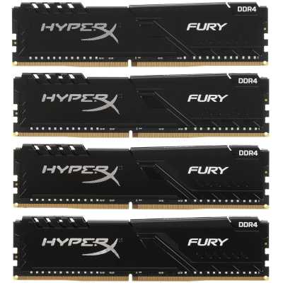 оперативная память Kingston HyperX Fury Black HX424C15FB4K4/64