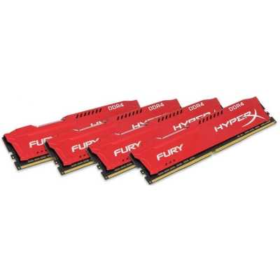 оперативная память Kingston HyperX Fury Red HX424C15FR2K4/32