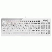 Клавиатура Delux DLK-1500U White