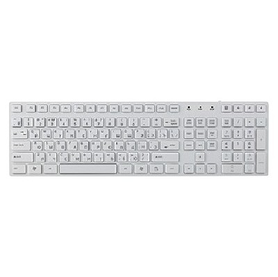 клавиатура Intro Slim KU102S White