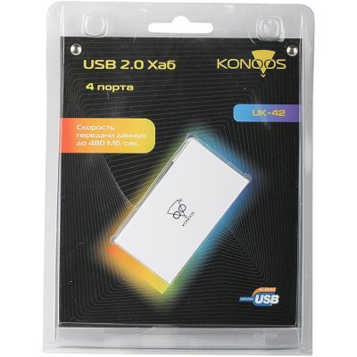 разветвитель USB Konoos UK-42